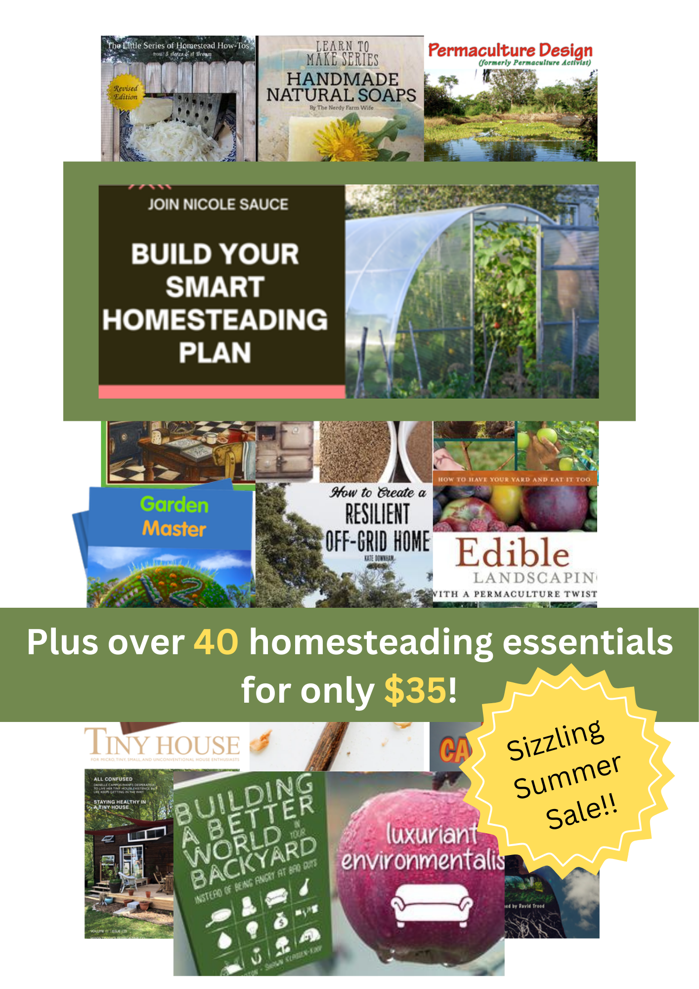 permaculture adventure collage of images