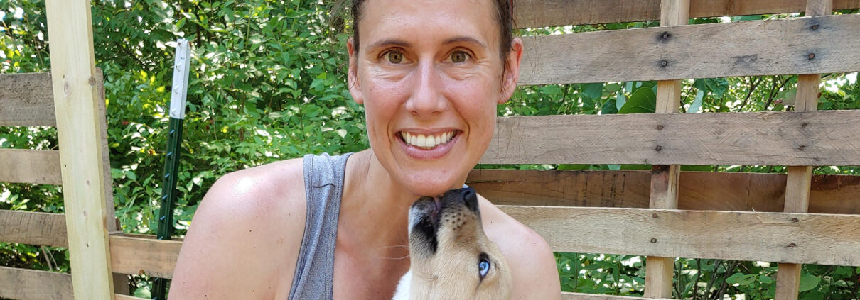 photo of Dori and her puppy